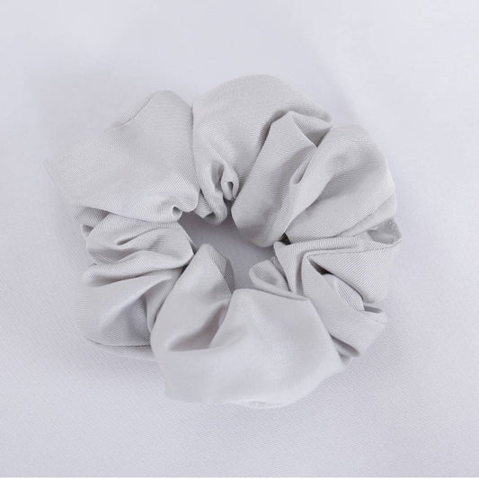 Bambus scrunchie i lysegrå