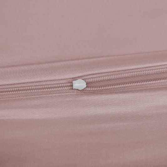 Bambus sengetøj i gammel rosa fra Bambuni