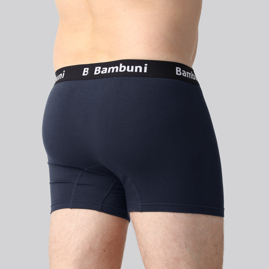 Bambus underbukser navy mænd bag