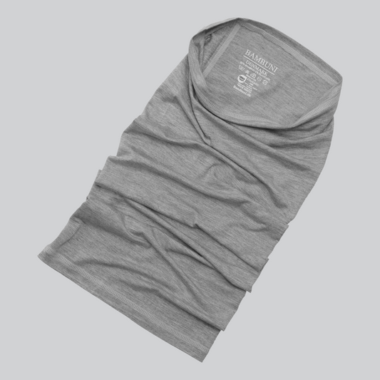 Bambus halsedisse i lysegrå