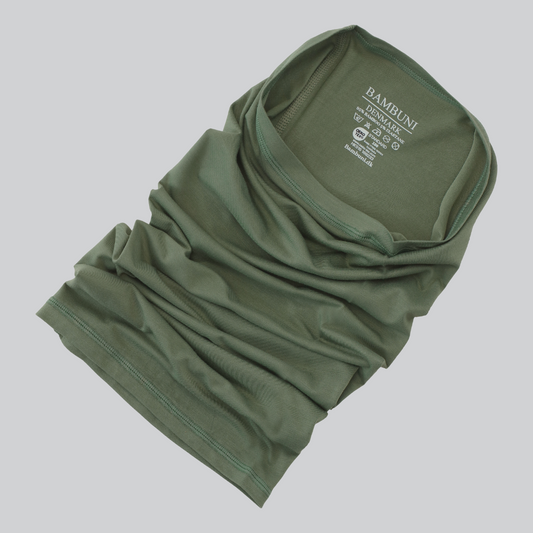 bambus halsedisse i grøn