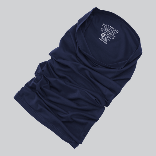 Bambus halsedisse i blå