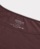 Bambus dame top i bordeaux m. smal strop