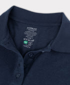 Bambus polo i navy til damer