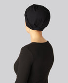 Bambus snoet turban i sort til damer