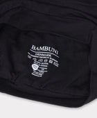 Bambus klassisk turban i sort til damer