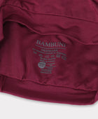 Bambus klassisk turban i bordeaux til damer