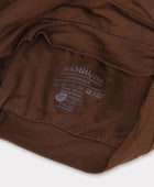 Bambus klassisk turban i brun til damer