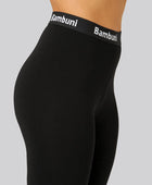 Bambus leggings i sort fra Bambuni