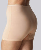 Bambus hotpants i beige