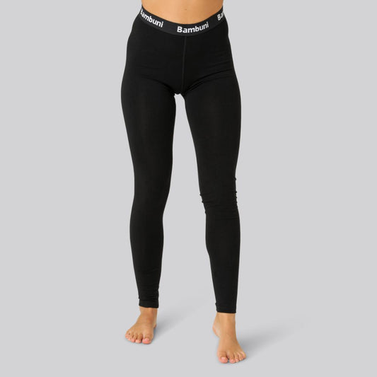 Bambus leggings i sort fra Bambuni