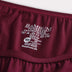 Bambus hotpants i bordeaux