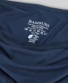 Bambus højtaljet g-streng trusse i navy til damer