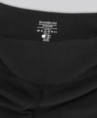 Bambus fitness shorts kort i sort til damer