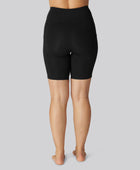 Bambus fitness shorts i sort til damer