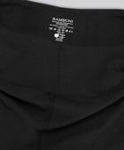 Bambus fitness shorts i sort til damer