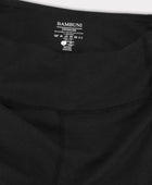 Bambus fitness 3/4 tights i sort til damer