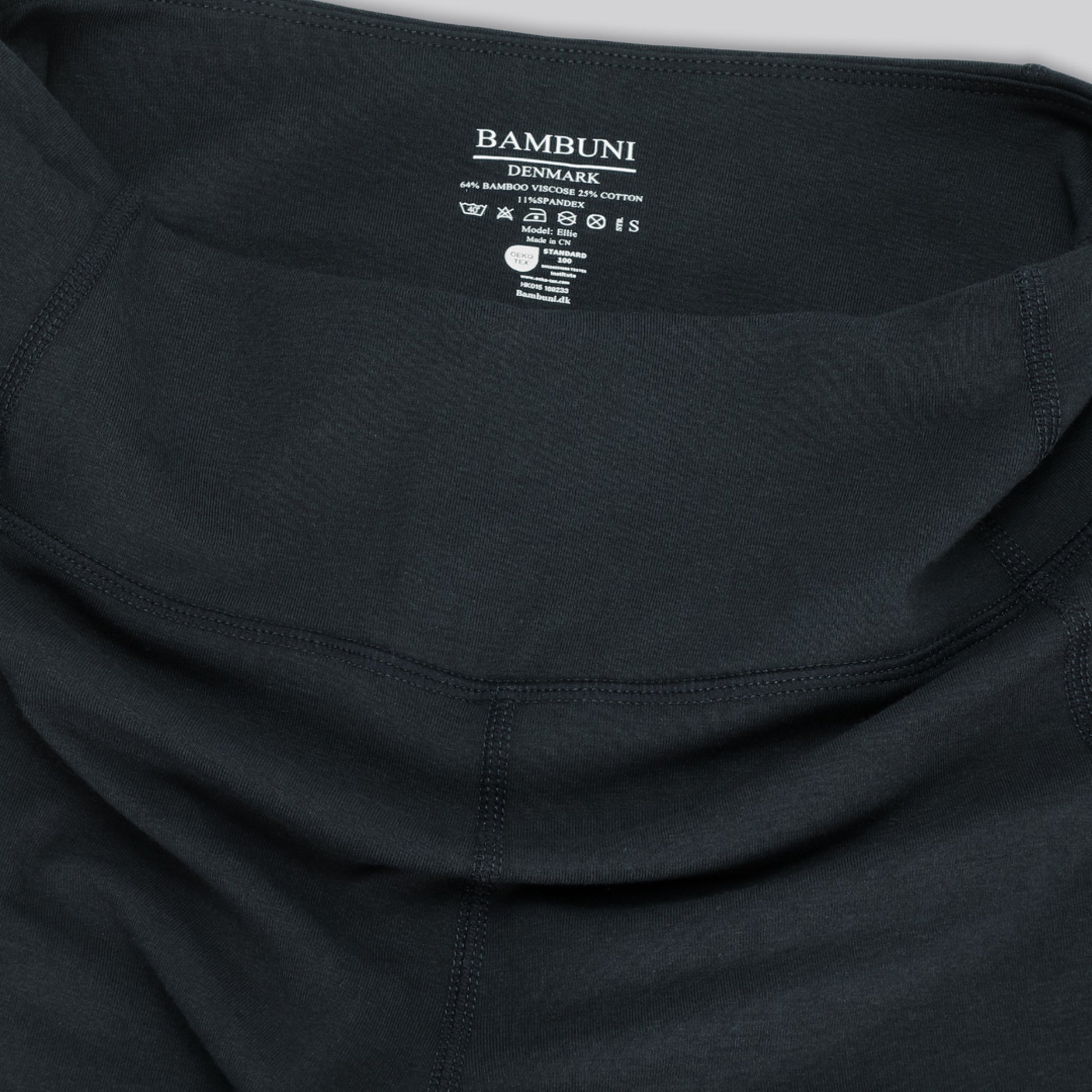 Bambus fitness tights i navy til damer