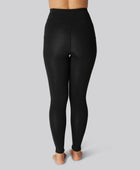 Bambus fitness tights i sort til damer