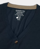 Bambus cardigan i navy til kvinder