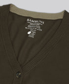 Bambus cardigan i brun til damer