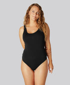 Bambus bodystocking i sort til damer