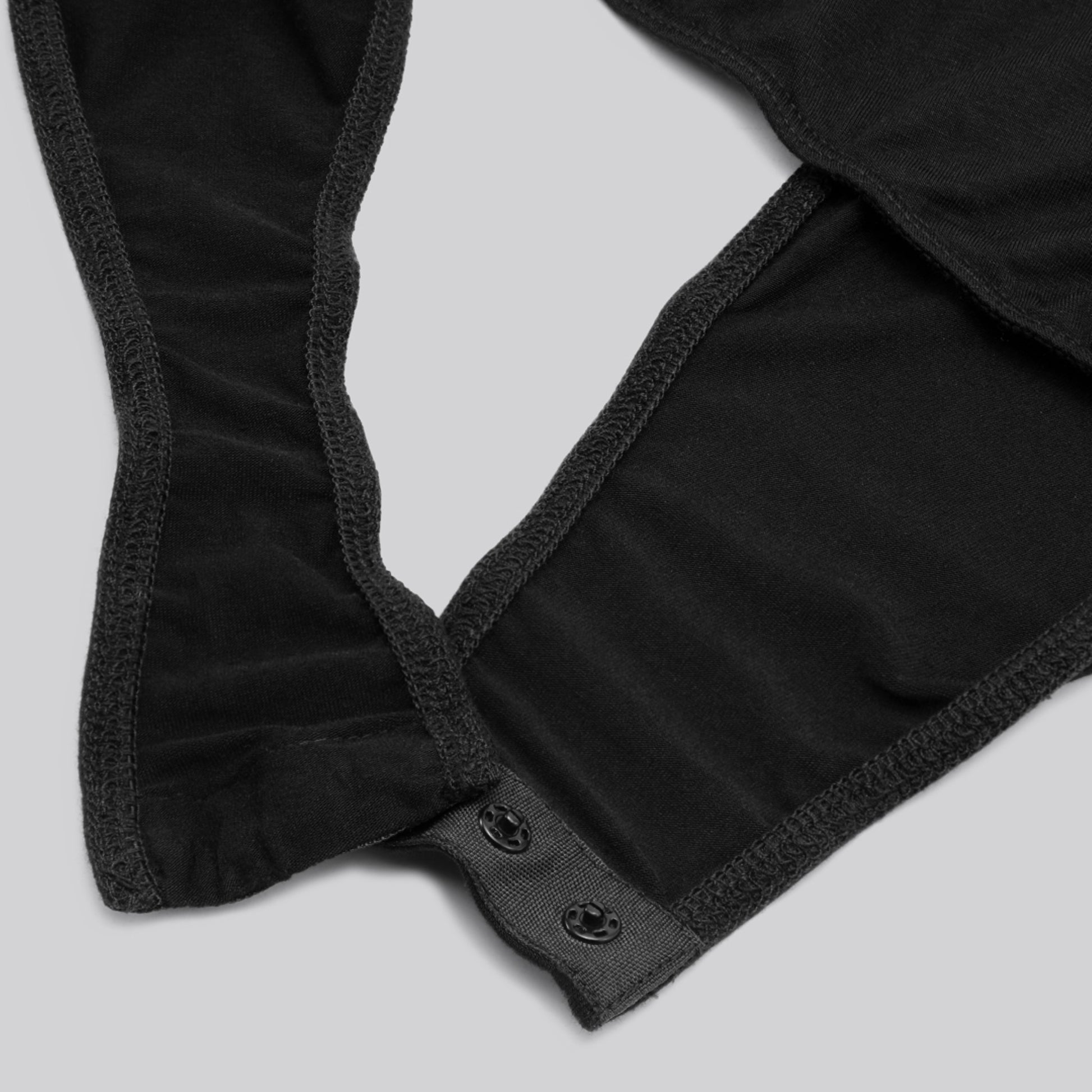 Bambus bodystocking i sort til damer