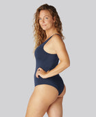 Bambus bodystocking i navy til damer