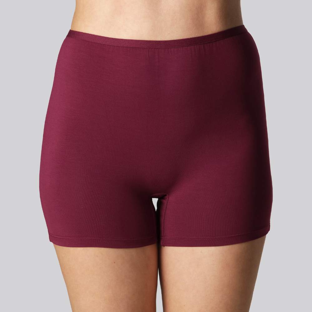 Bambus hotpants i bordeaux