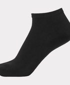 Bambus ankelstrømper i beige med bølget ribkant til kvinder