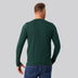 Bambuni bambus langærmet t-shirt grøn mand