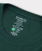 Bambuni bambus oversize t-shirt grøn mænd carelabel