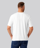 Bambuni bambus oversize t-shirt hvid mand