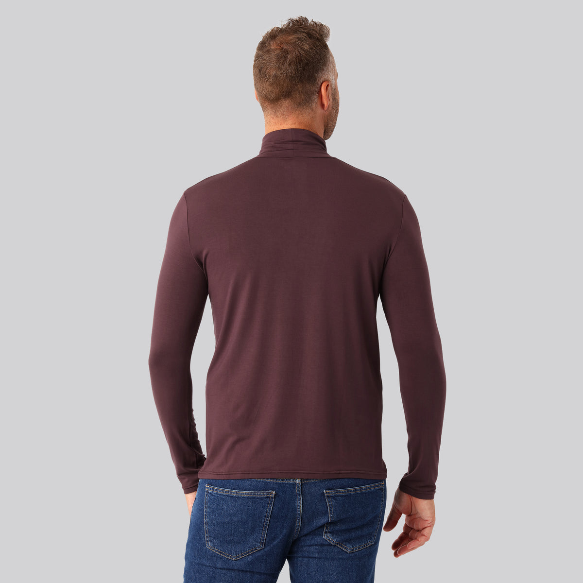 Bambuni bambus rullekrave bordeaux mand
