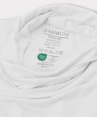 Bambuni bambus rullekrave hvid mænd careabel