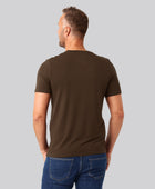 Bambuni bambus t-shirt o-hals brun mand