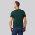Bambuni bambus t-shirt v-hals grøn mand