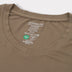 Bambuni bambus t-shirt v-hals sand mænd carelabel