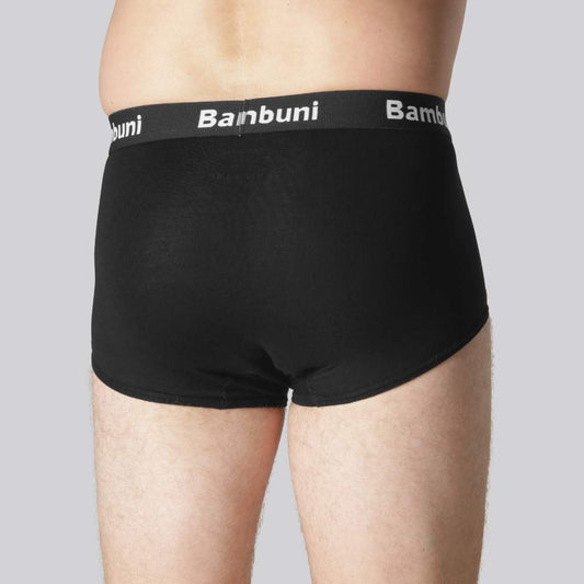 Bambus briefs i sort med gylp