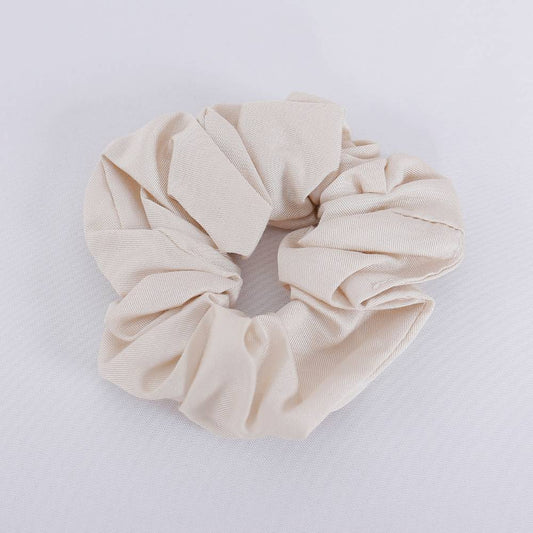 Bambus scrunchie i beige