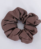 Bambus scrunchie i brun