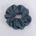 Bambus scrunchie i grålig blå