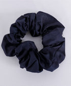 Bambus scrunchie i navy blå