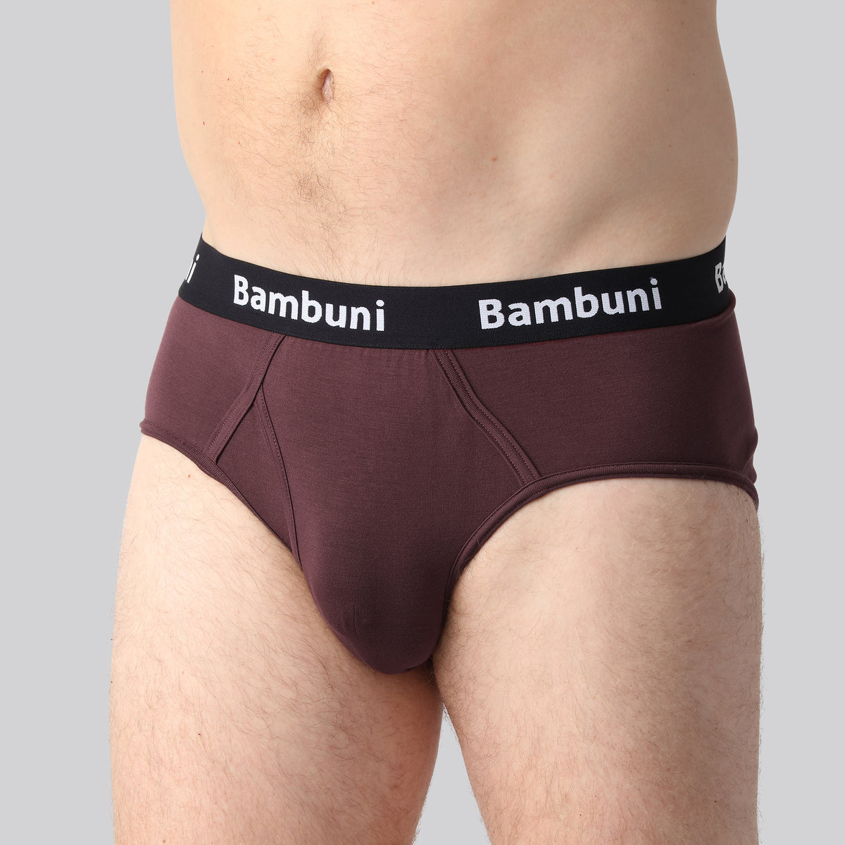 Bambus briefs bordeaux mænd