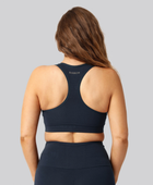 Bambus fitness bh i navy damer