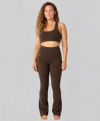 Bambus fitness pants brun kvinder