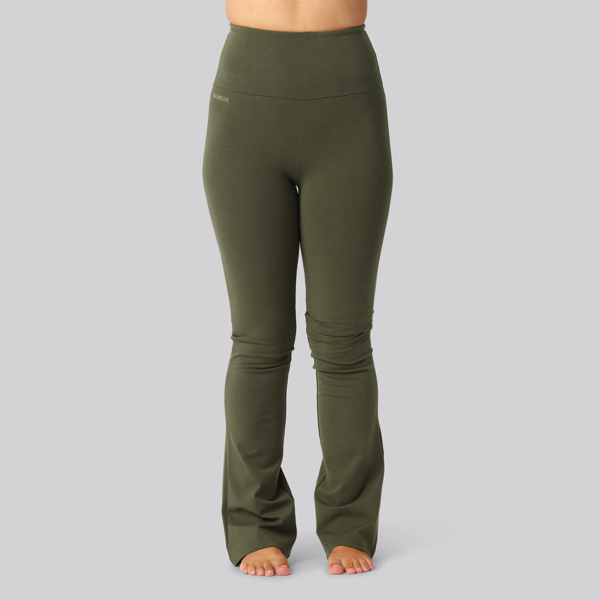 Bambus fitness pants grøn damer