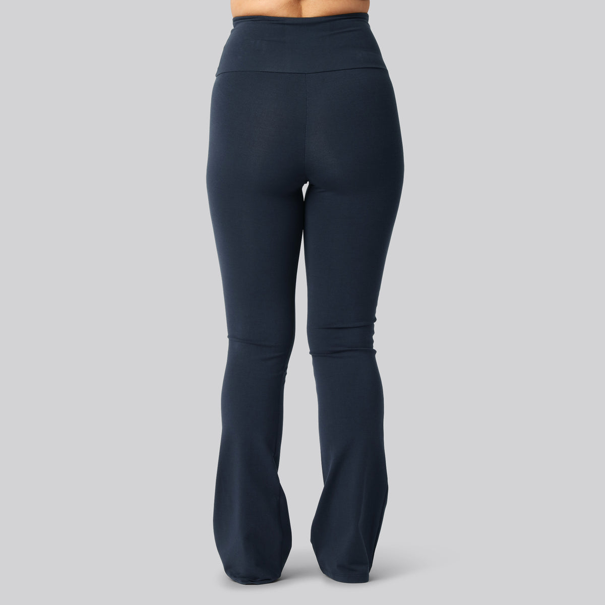 Bambus fitness pants i navy til damer