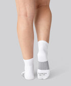 Bambus løbestrømper kort i hvid til damer