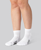 Bambus løbestrømper kort i hvid til damer